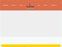 Tablet Screenshot of gyanada.org